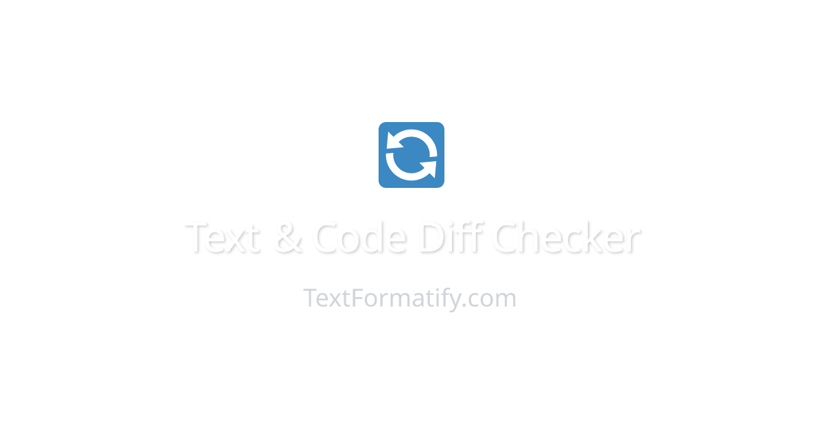 Free online diff checker compare text code differences instantly